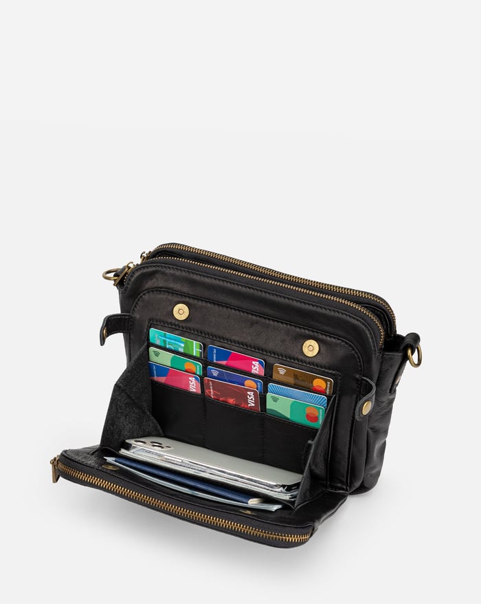 Jovie - Sleek Three-Layer Crossbody Bag