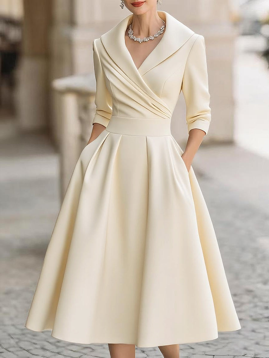 Lea™ - Elegant Midi Dress