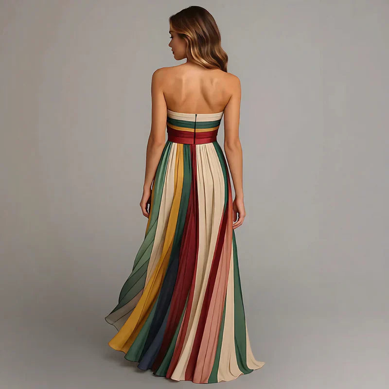 Women's Solid Satin Long Dress
