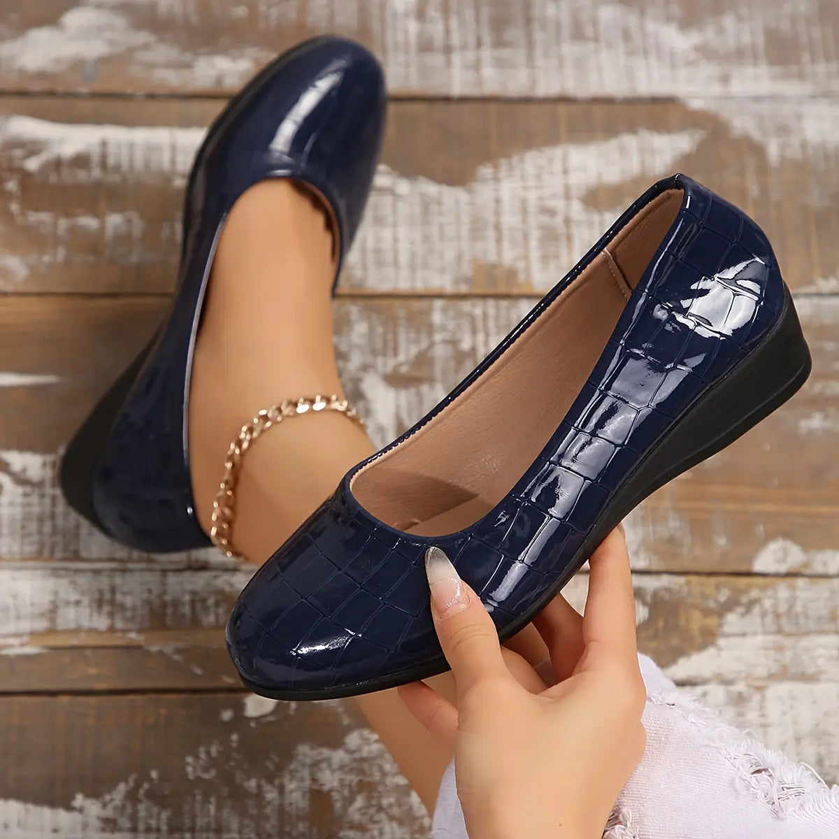 Brielle – Breathable Vegan Leather Shoes