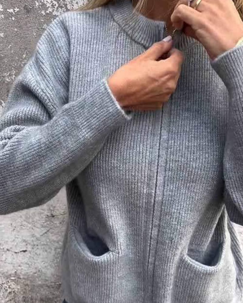 RINA - COZY ZIP-UP CARDIGAN