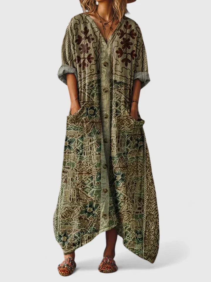 SHIELA - FREE-SPIRIT MAXI DRESS