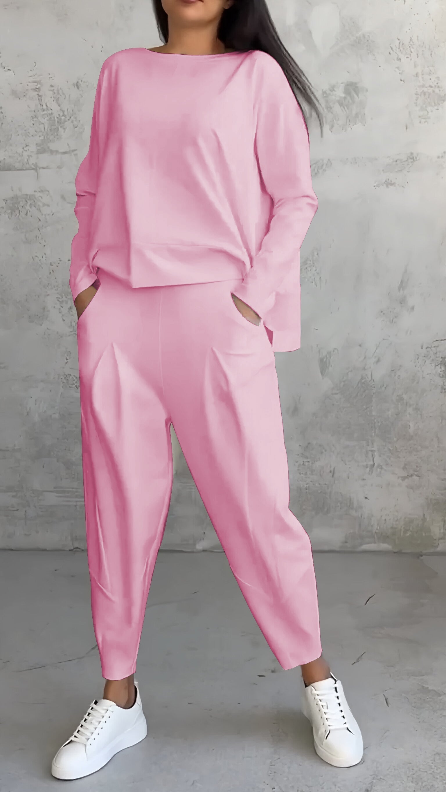 AVRA – COSY TWO-PIECE SET (SORT)