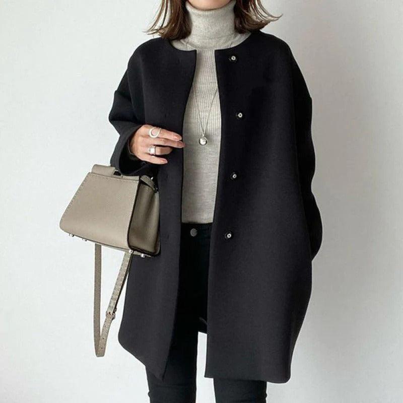 Chic and Comfortable Woolen Jacket for Women