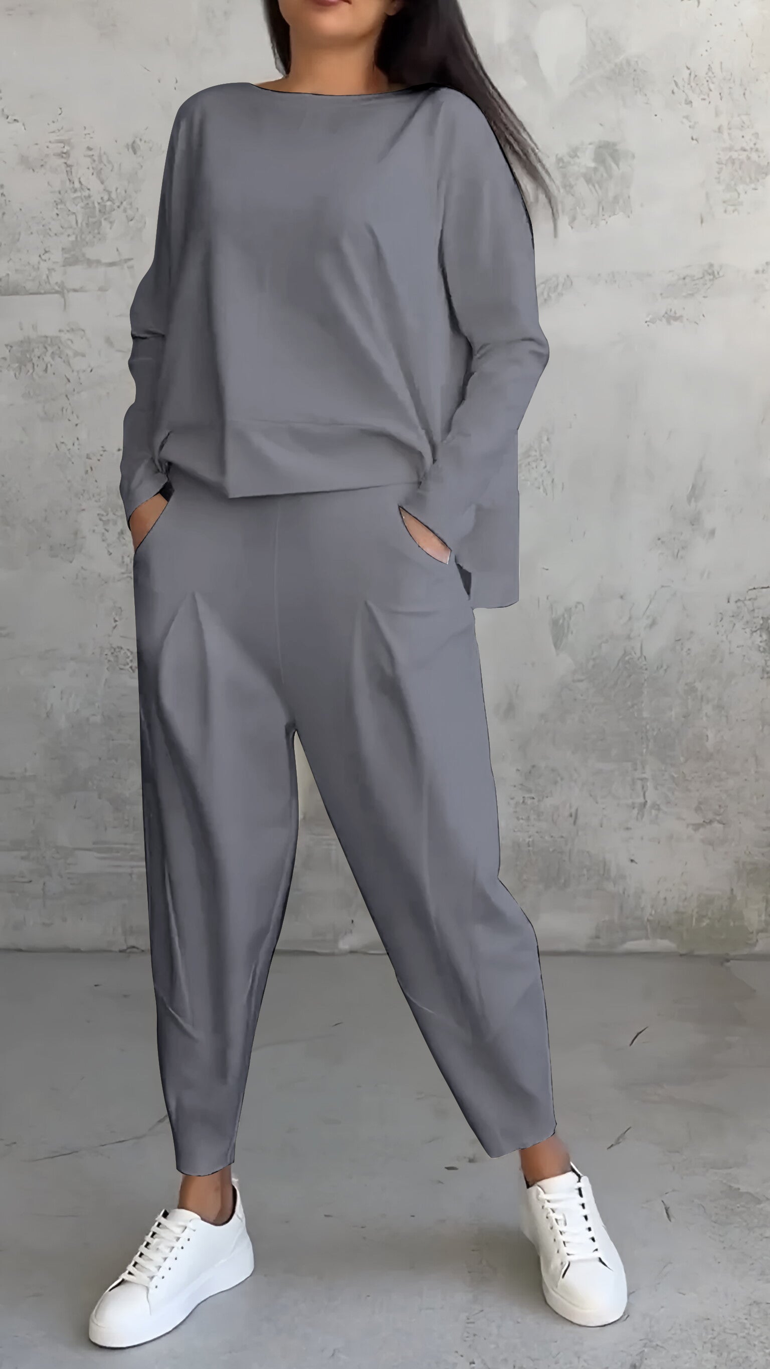 AVRA – COSY TWO-PIECE SET (SORT)