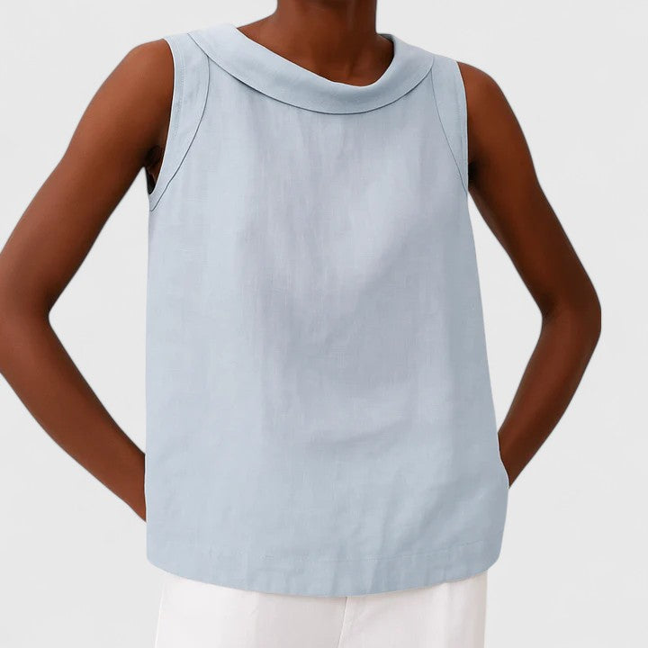 MIA – CLASSIC EASE SLEEVELESS BLOUSE