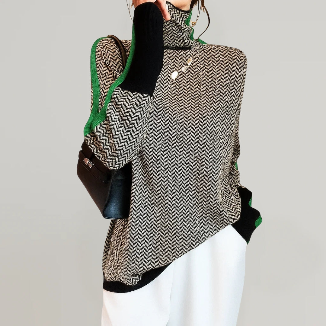 MADISON – MODERN EDGE HIGH-NECK TOP