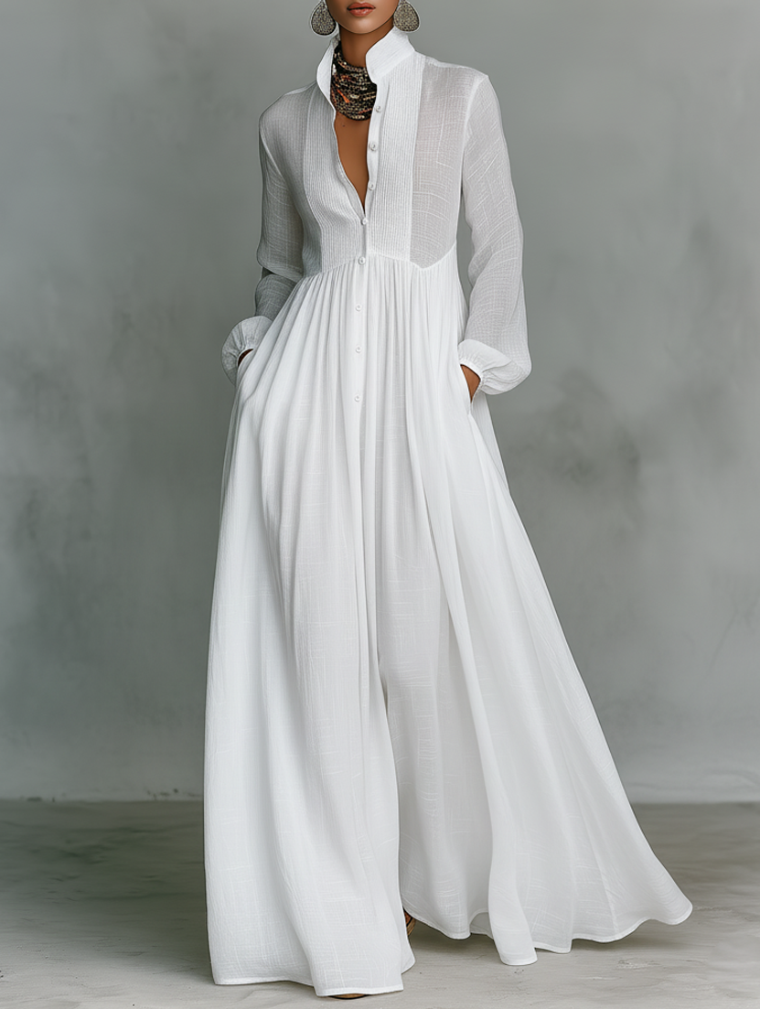 Alessia - Maxi Long Sleeves Dress for Women