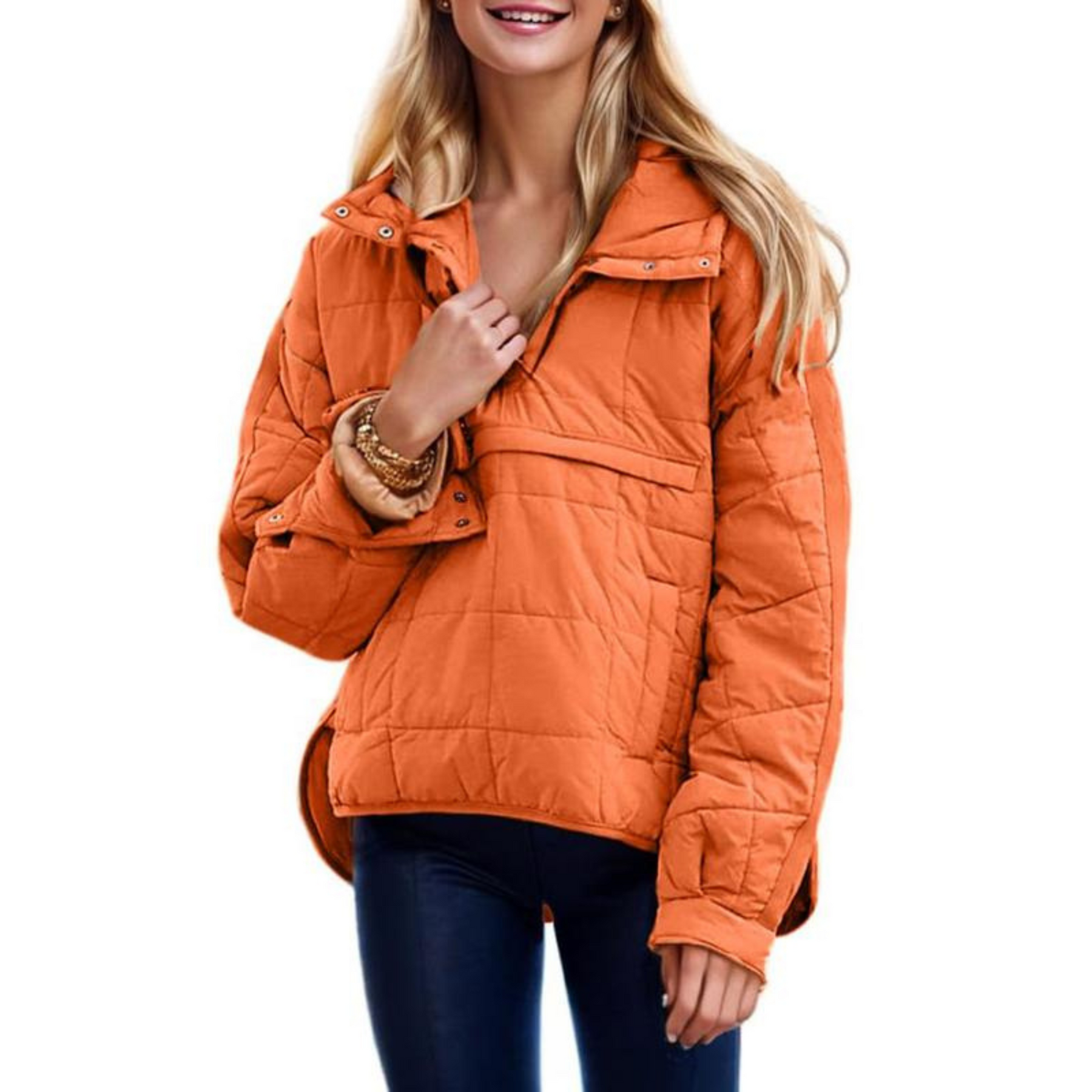 Joy™ – Oversized Hooded Pullover Hooded Jacket
