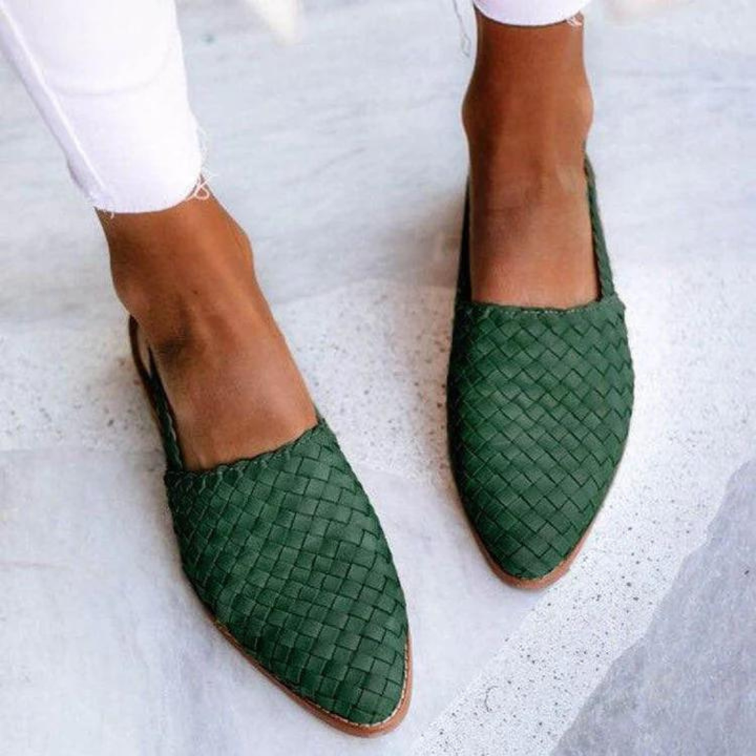 Arielle-Claire™ | Elegant and Comfortable Handcrafted Flat Sandals