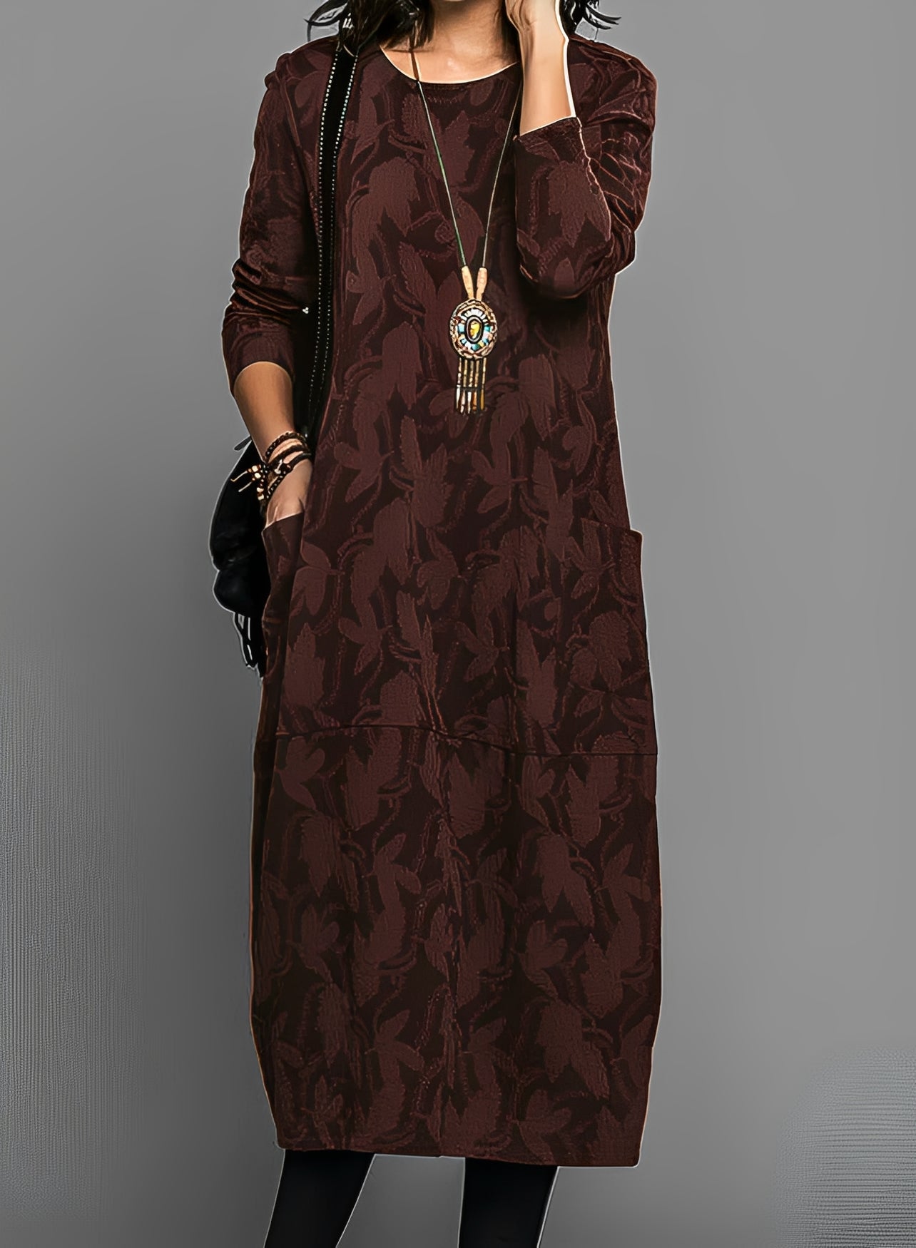 Ivy | Patterned Knit Dress