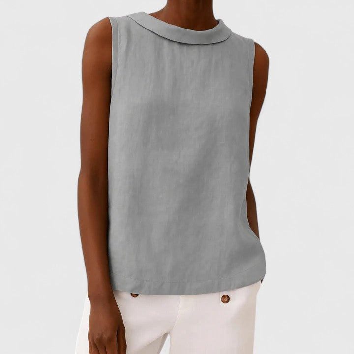 MIA – CLASSIC EASE SLEEVELESS BLOUSE