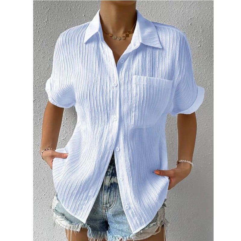 ZAHRINA CLASSIC COLLAR BLOUSE