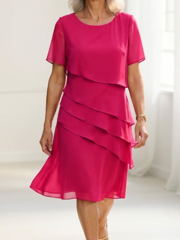 Everly™ | Graceful Layered Dress for Women