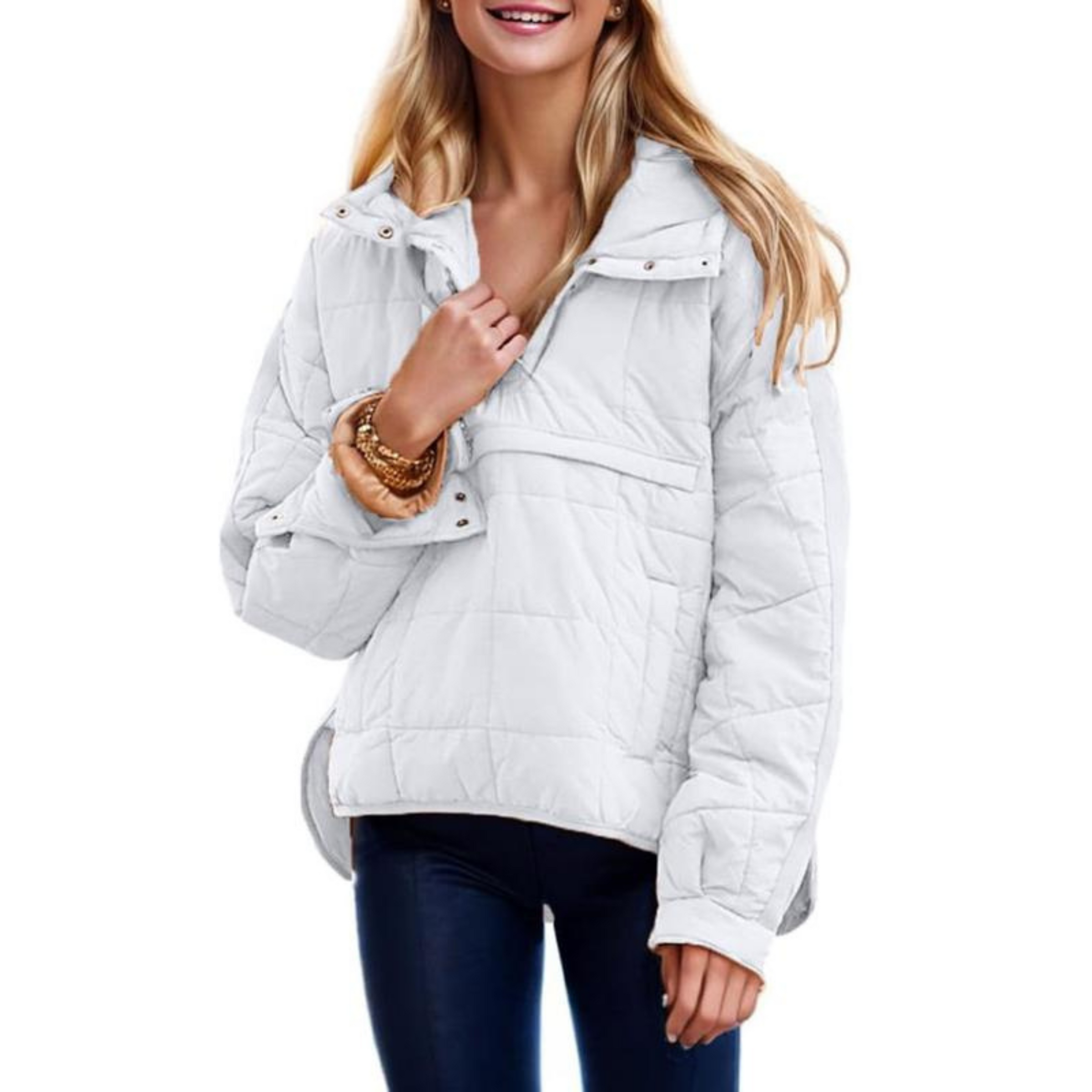 Joy™ – Oversized Hooded Pullover Hooded Jacket