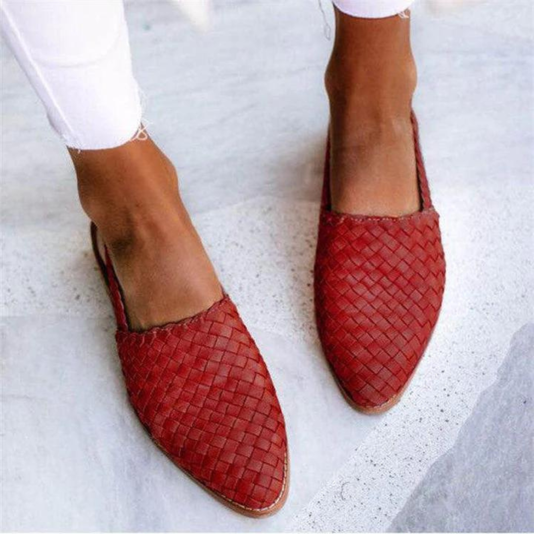 Arielle-Claire™ | Elegant and Comfortable Handcrafted Flat Sandals