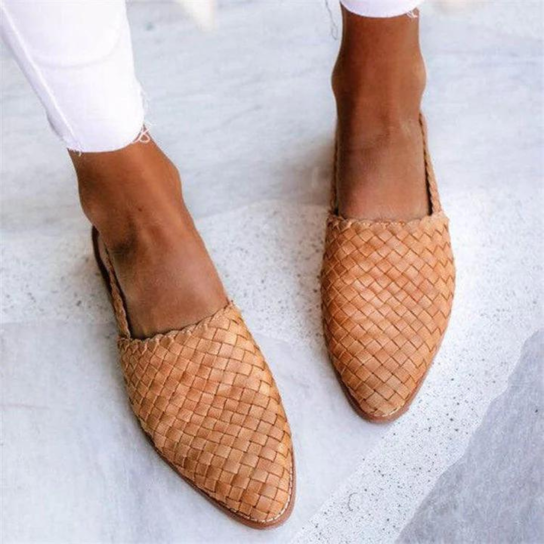 Arielle-Claire™ | Elegant and Comfortable Handcrafted Flat Sandals