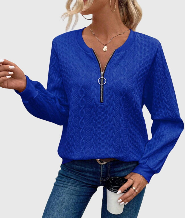 Sweater with Zipper