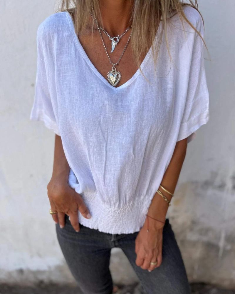 LENNOX – CLOSE CUT V NECK TEE