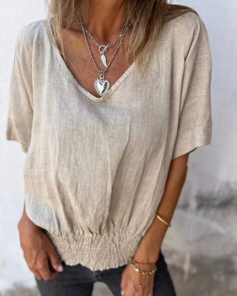 LENNOX – CLOSE CUT V NECK TEE