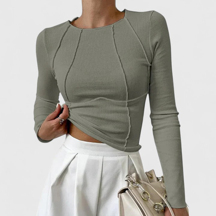 CATALINE – CHIC LONG SLEEVE TOP