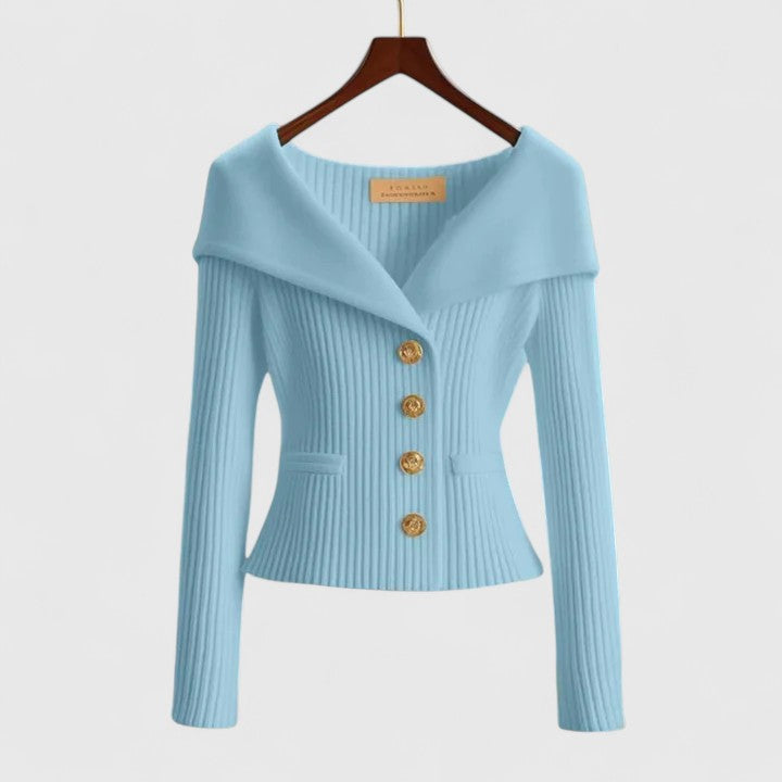 MIKA – ELEGANT OFF-SHOULDER KNIT TOP