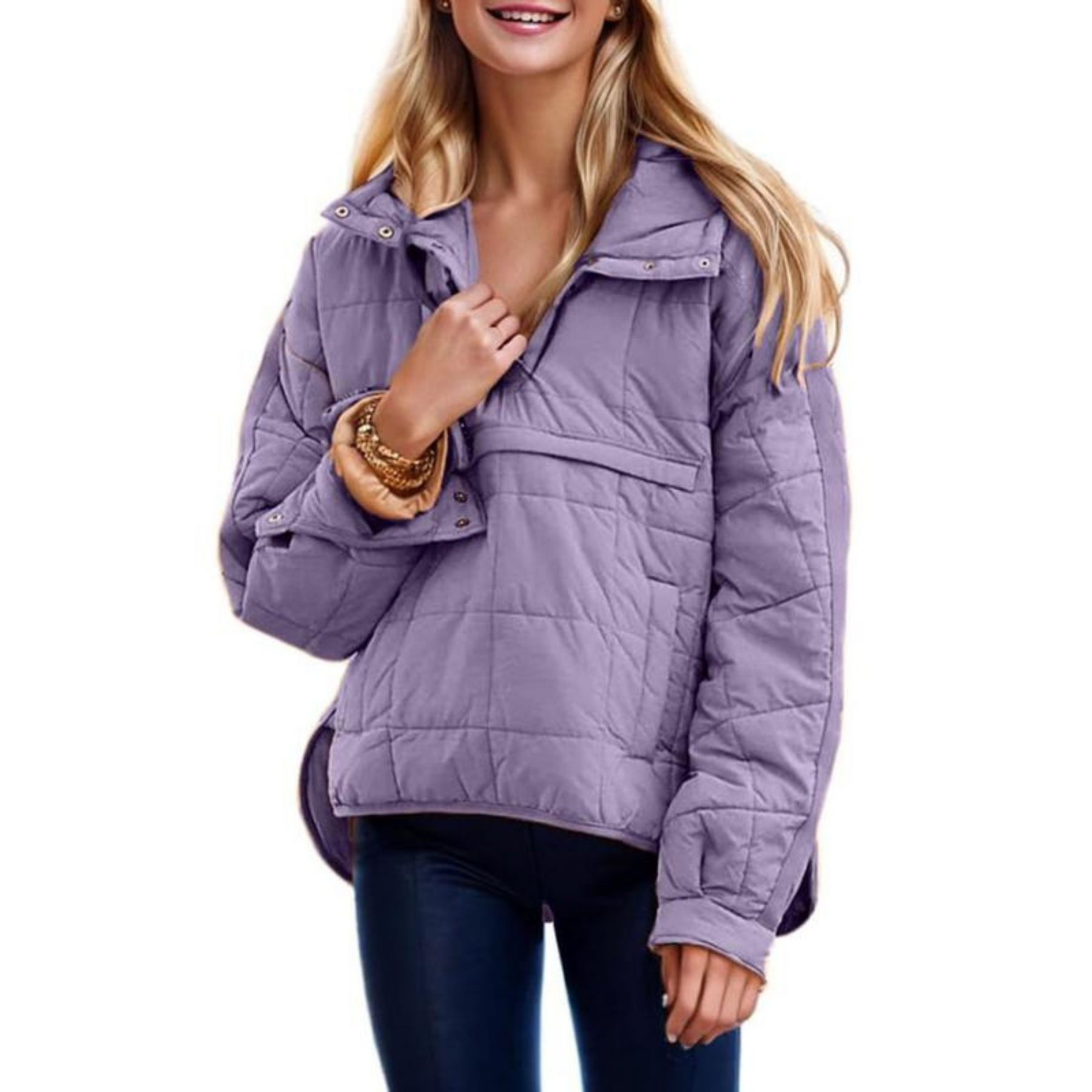 Joy™ – Oversized Hooded Pullover Hooded Jacket
