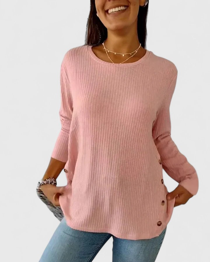 RILEY – BUTTON SIDE RELAXED TOP