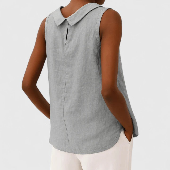 MIA – CLASSIC EASE SLEEVELESS BLOUSE