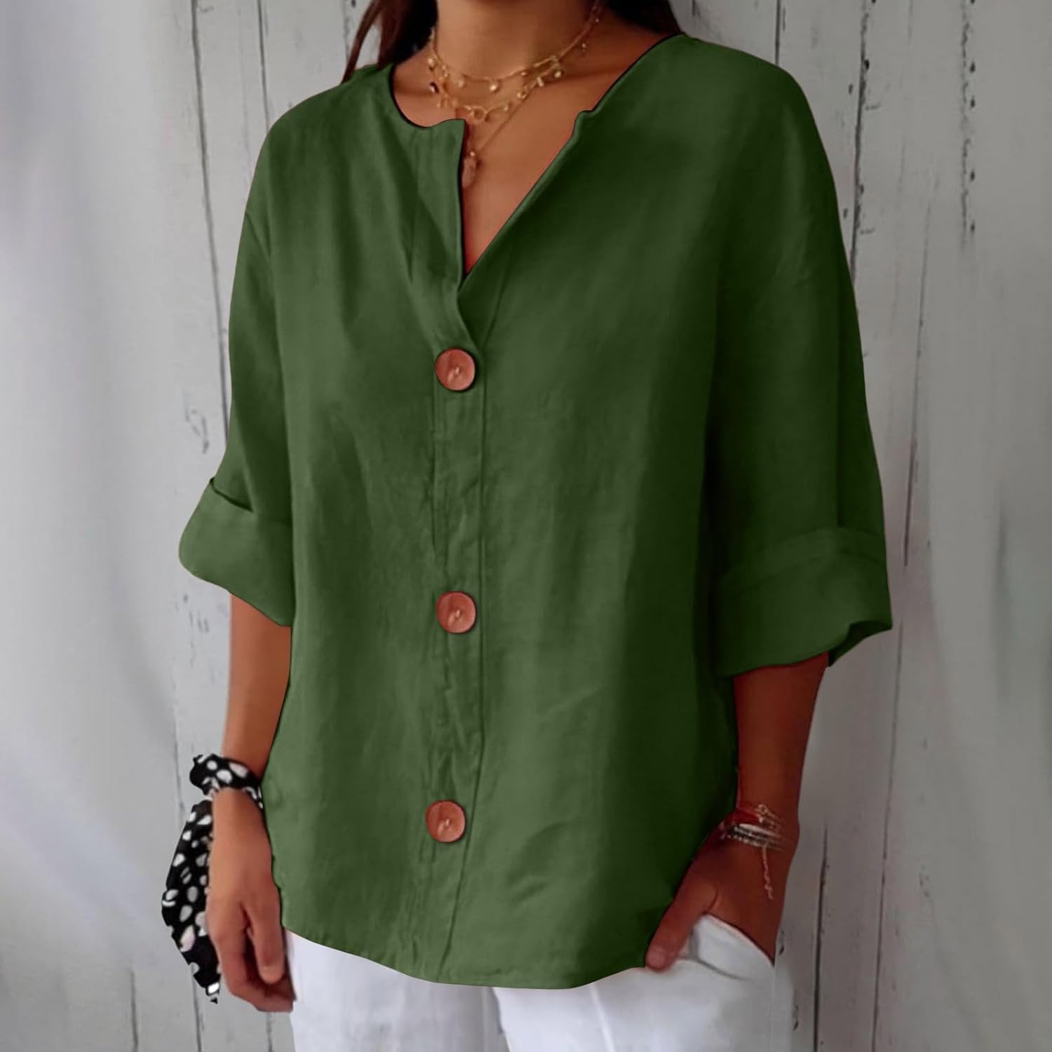 Sarah | Casual Textured Blouse