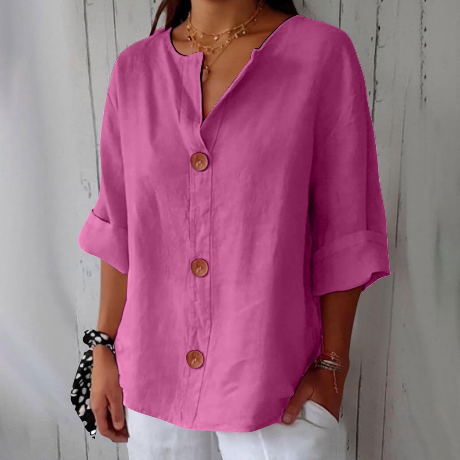 Sarah | Casual Textured Blouse