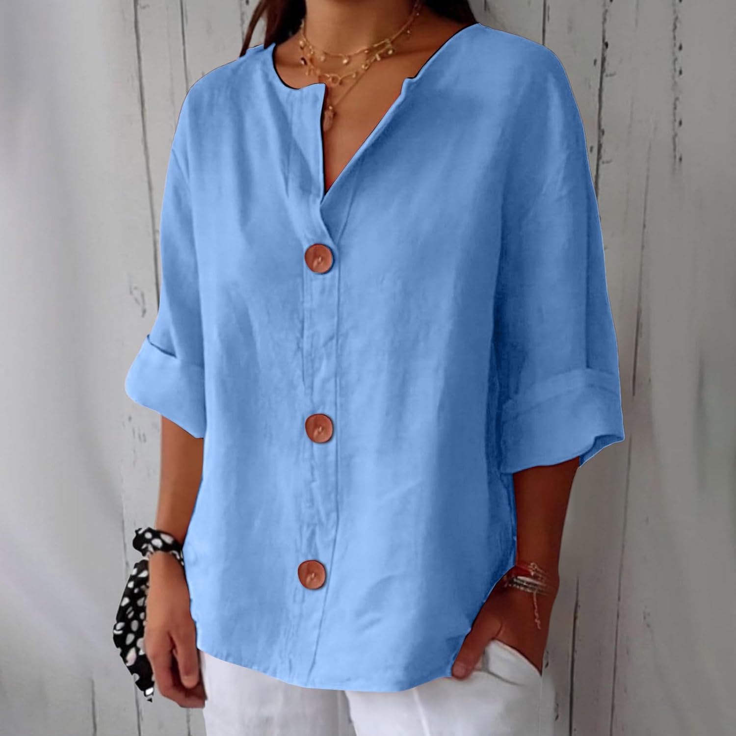 Sarah | Casual Textured Blouse