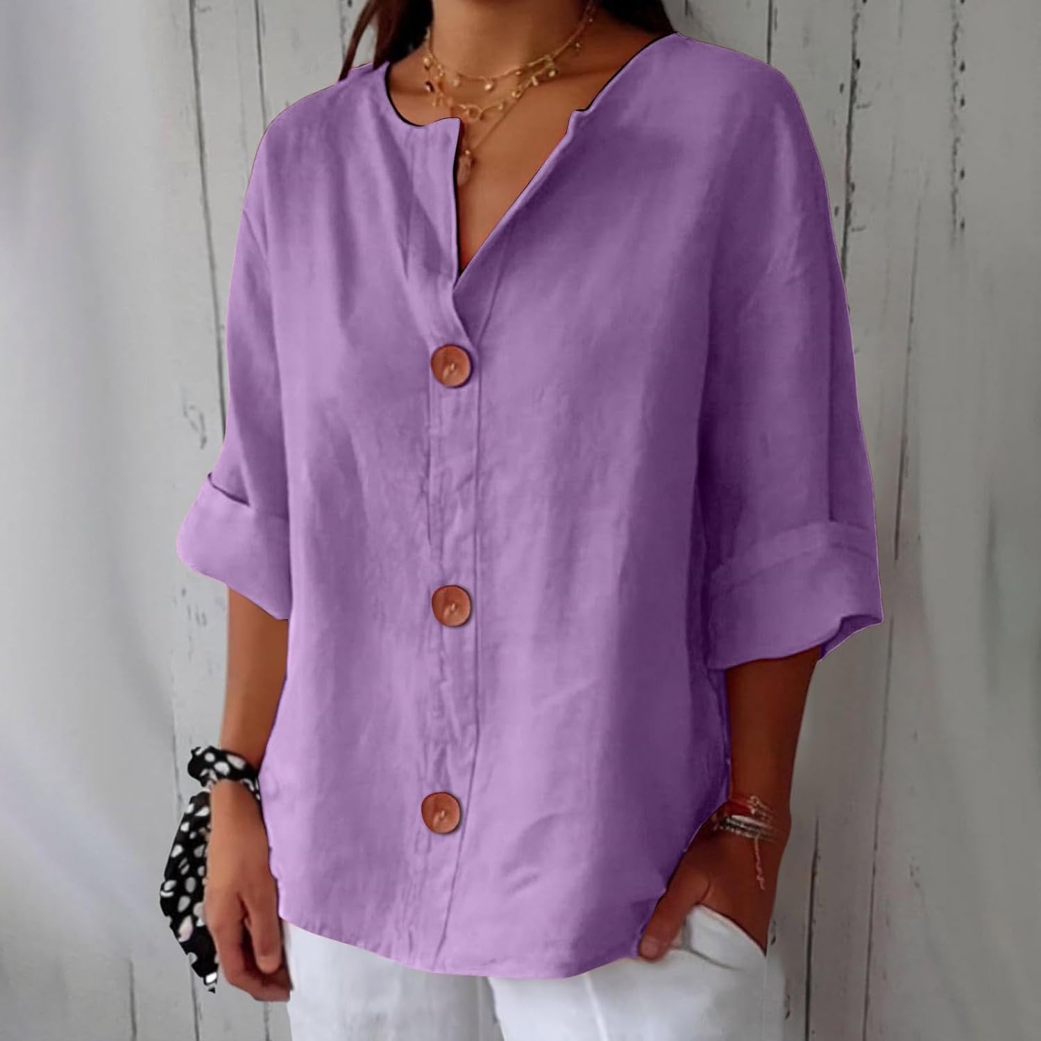 Sarah | Casual Textured Blouse