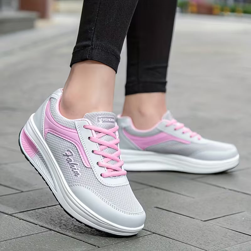 AERIAL | FLY-WOVEN MESH PLATFORM SNEAKERS