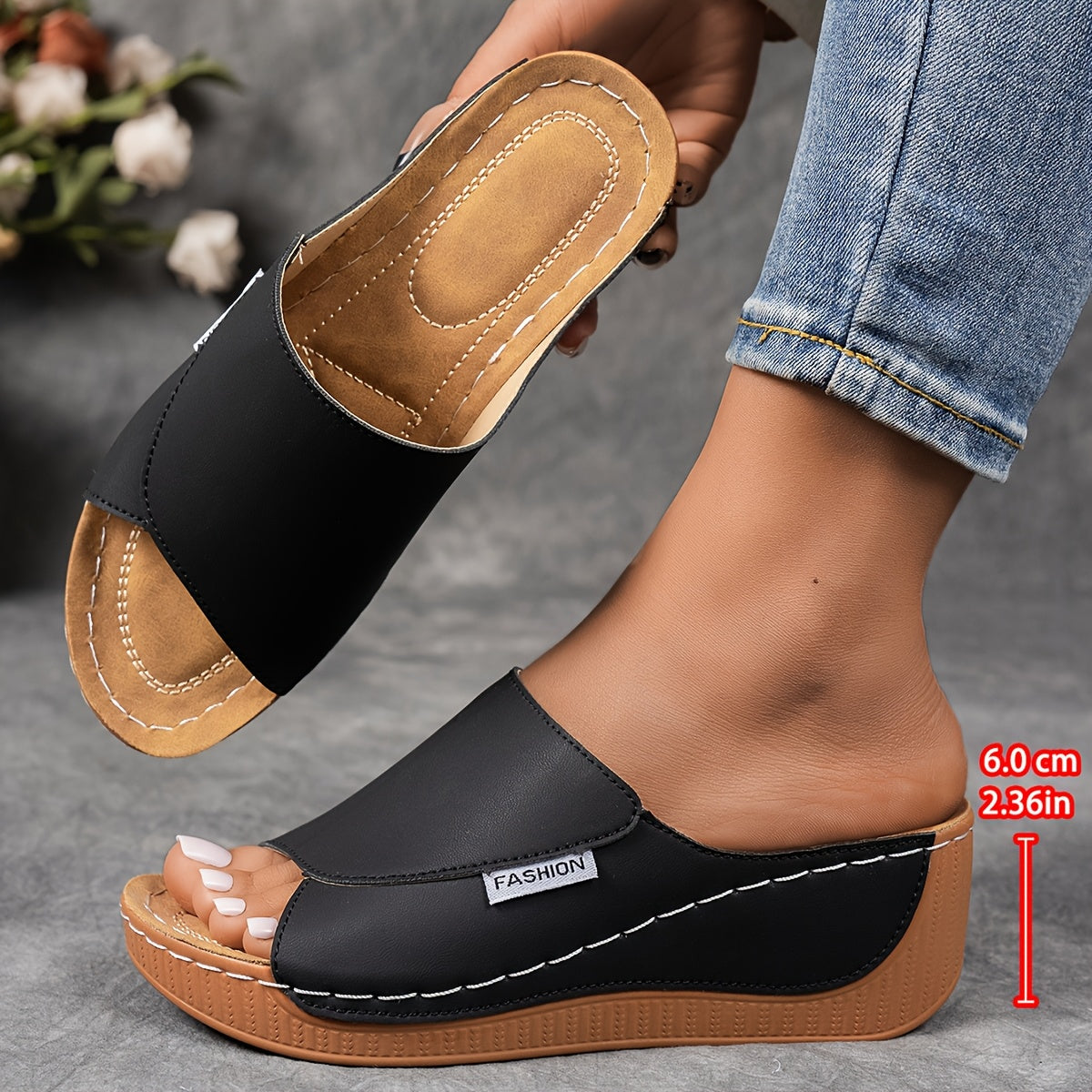 Chantal – Easy Elegance Slip-On Sandals