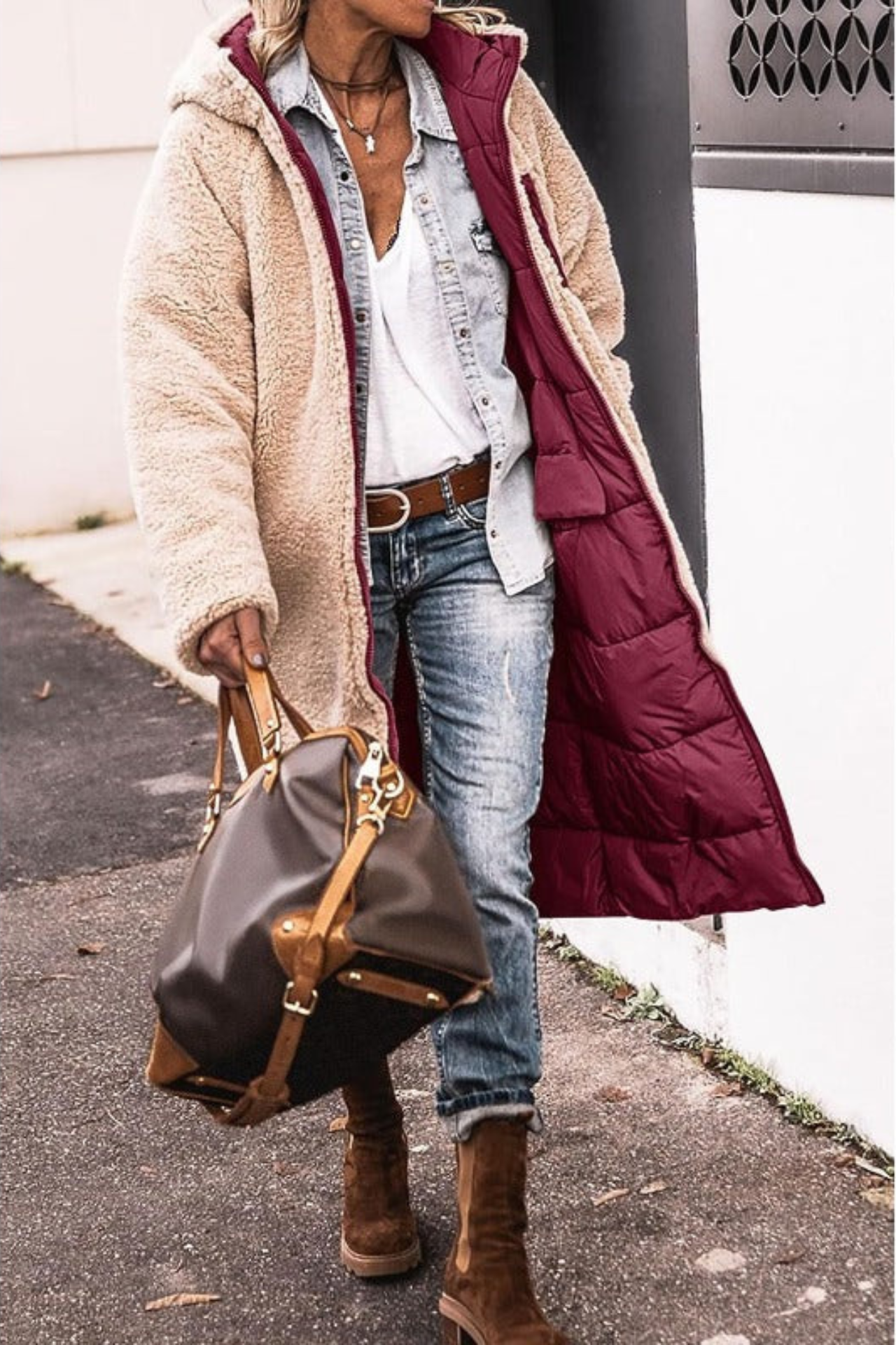 Sasha™ - Premium Elegant Reversible Coat