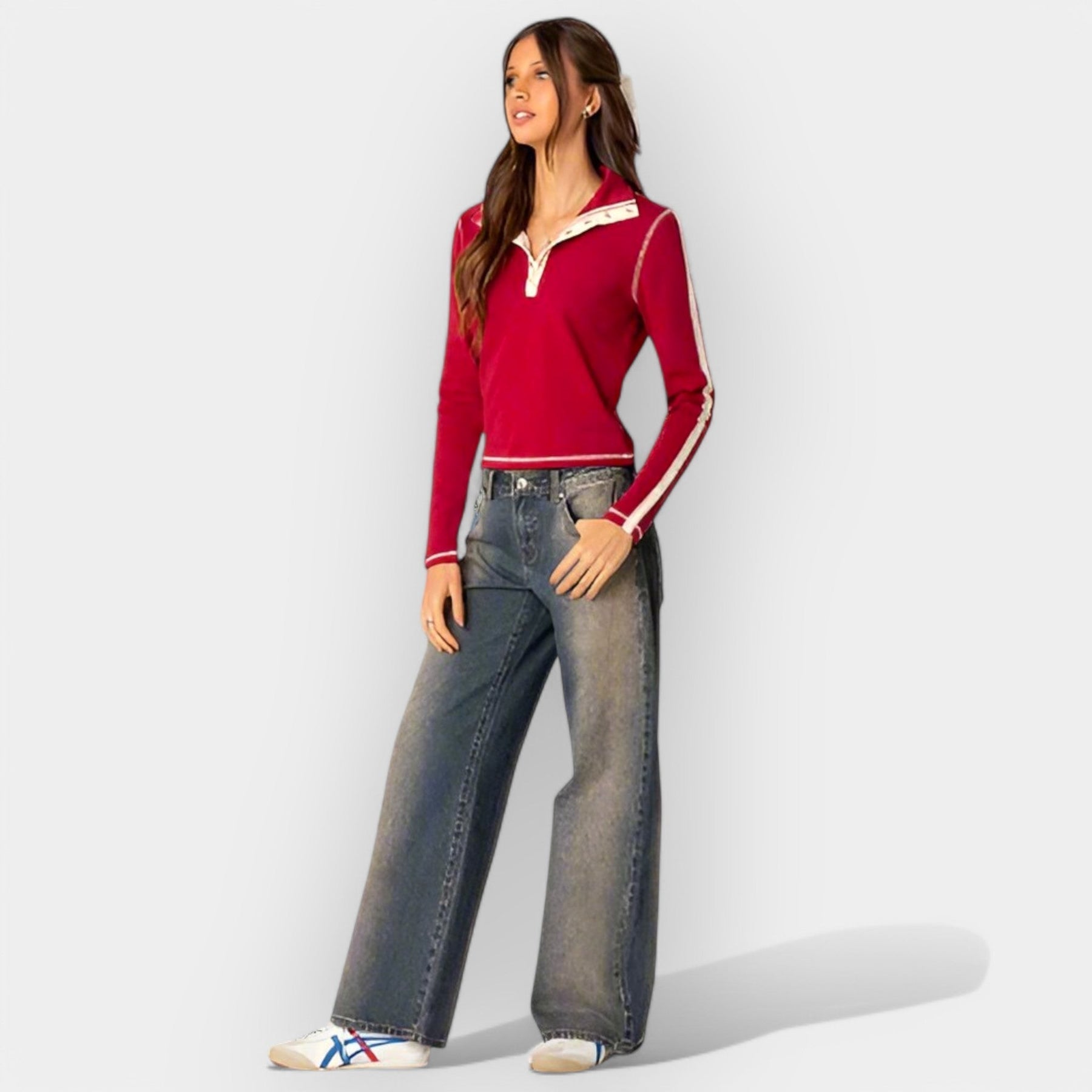 Low-Waist Denim