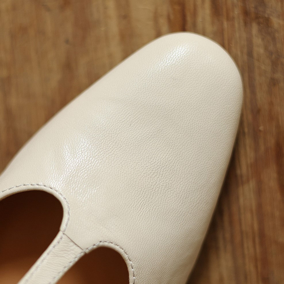 Elowen Leather T-Strap Heels