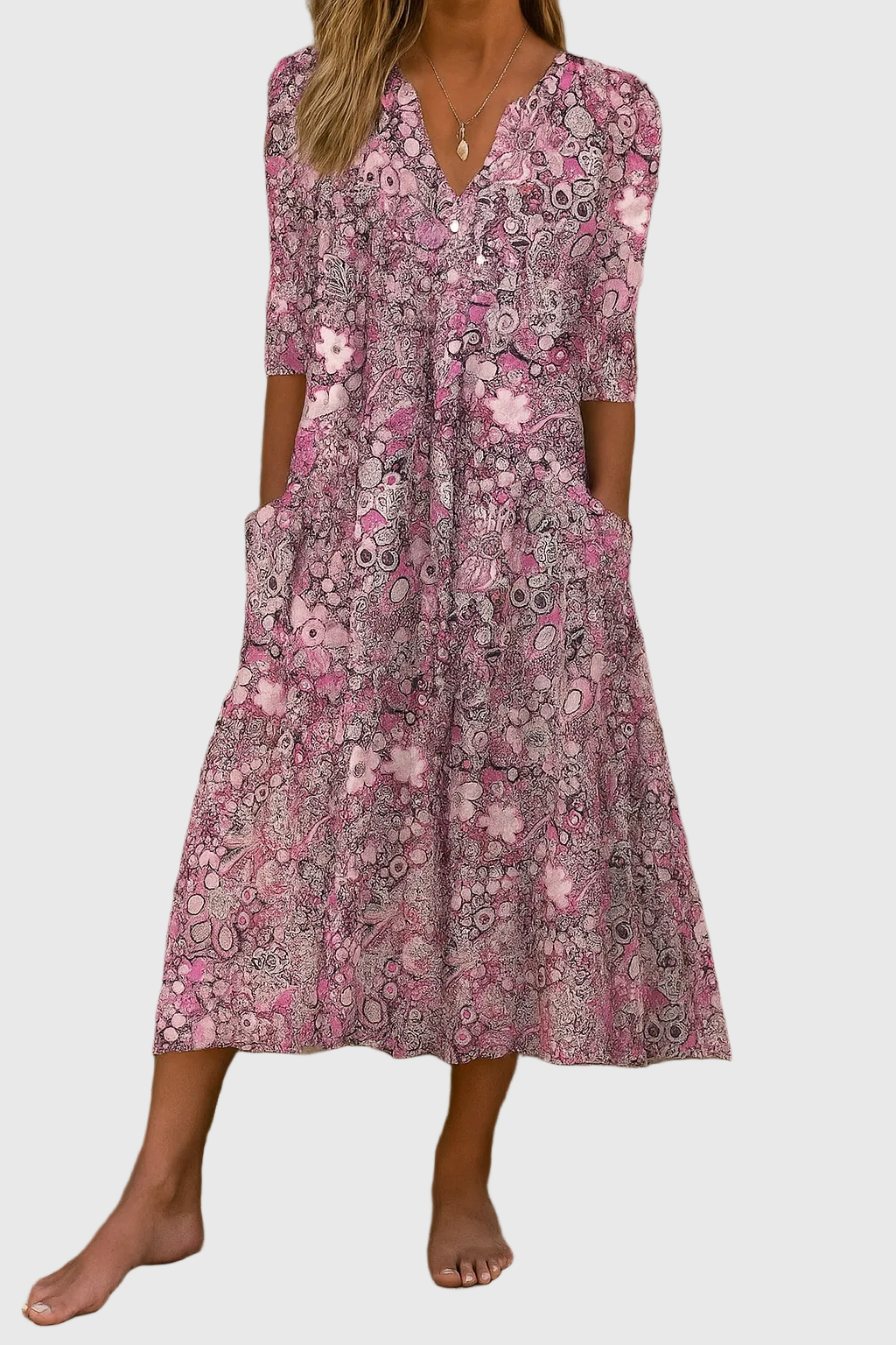Kaelissea | Sophisticated Midi Dress