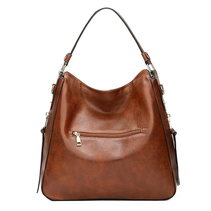 Gudborg | Elegant and Spacious Everyday Bag in Classic Black