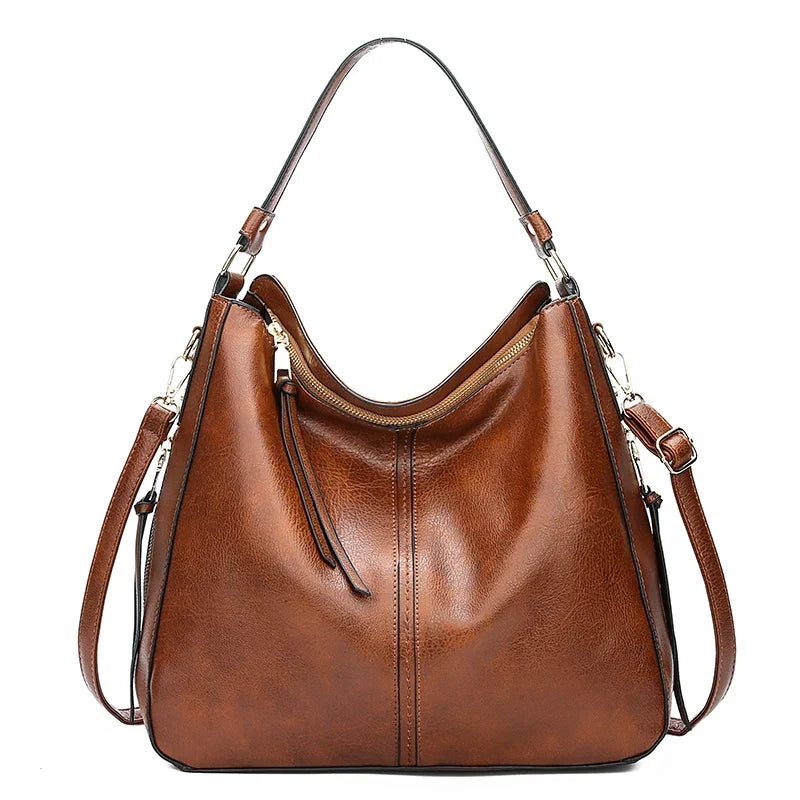 Gudborg | Elegant and Spacious Everyday Bag in Classic Black