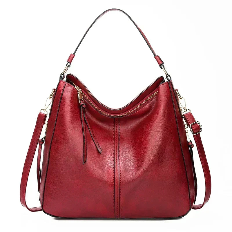Gudborg | Elegant and Spacious Everyday Bag in Classic Black