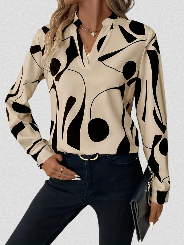 SATIN LOOK BLOUSE