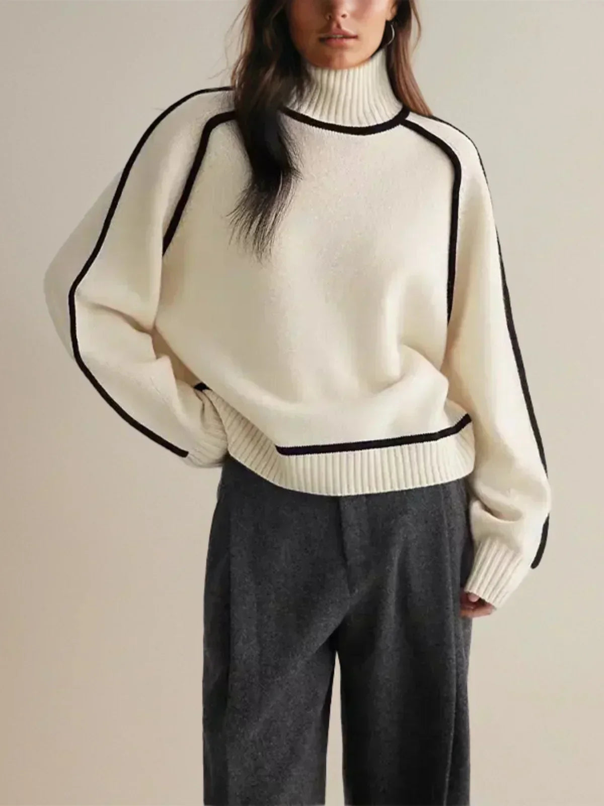 Frederique | Elegant Turtleneck sweater