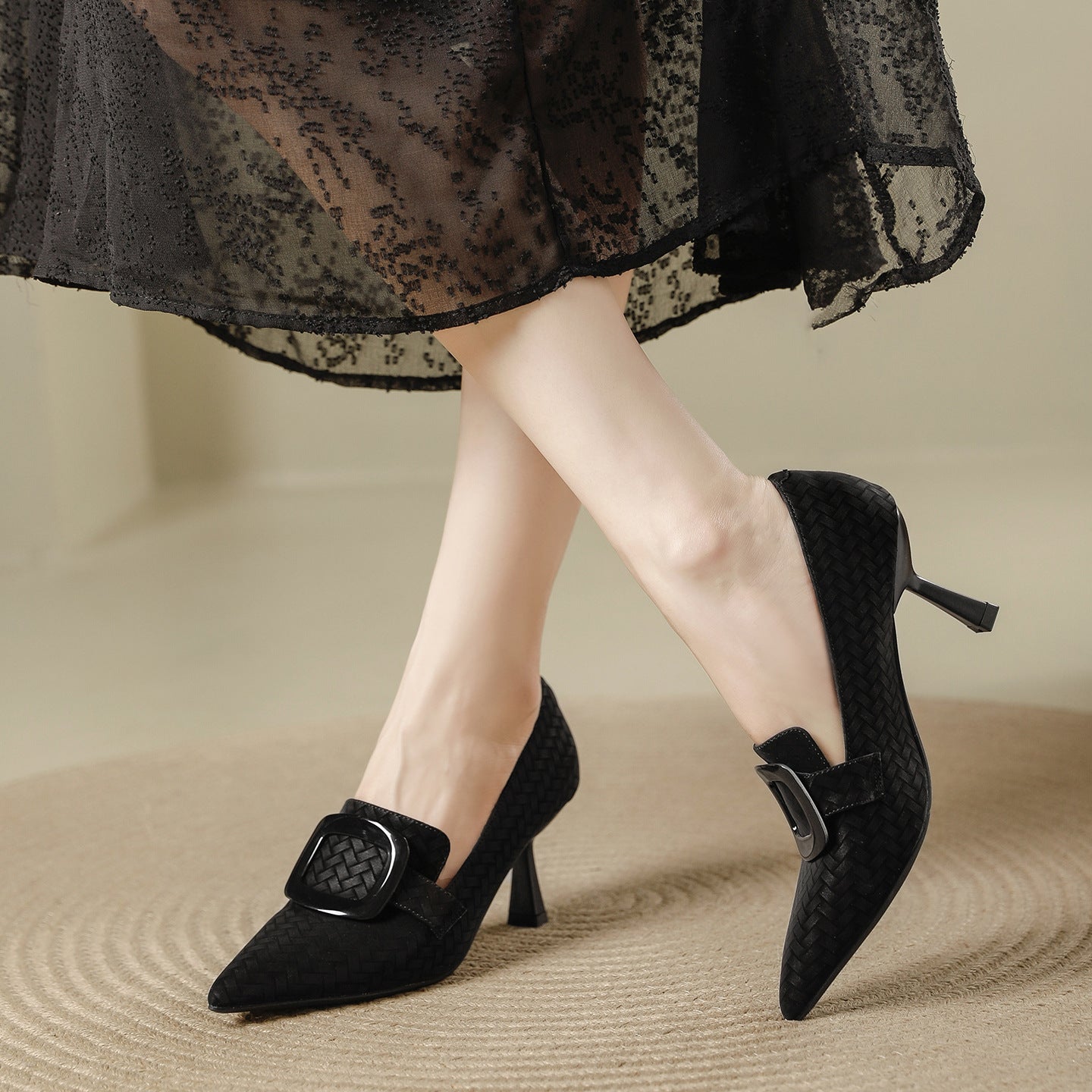 Bellarosa Woven Heels