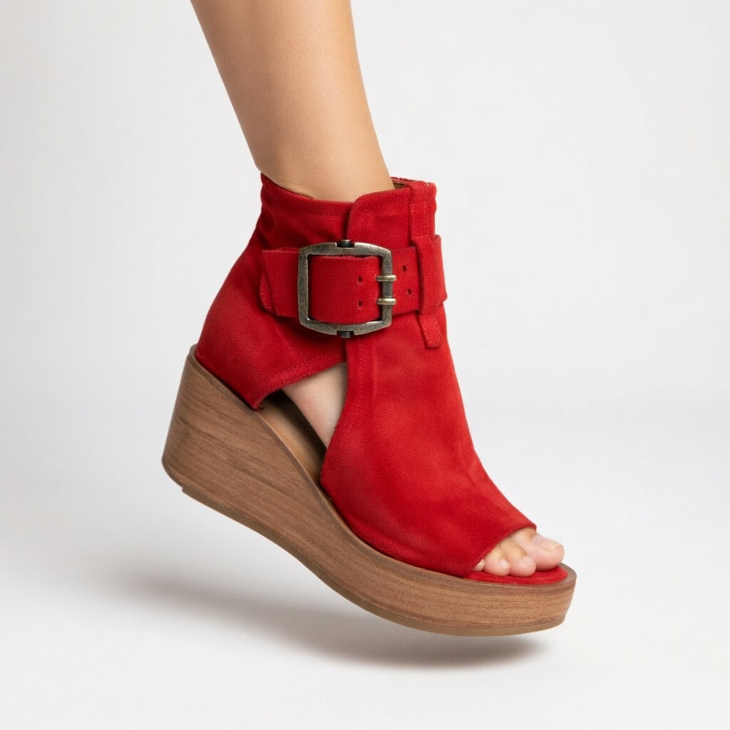 Orélisse™ — Contemporary Open Wedge Ankle Boots