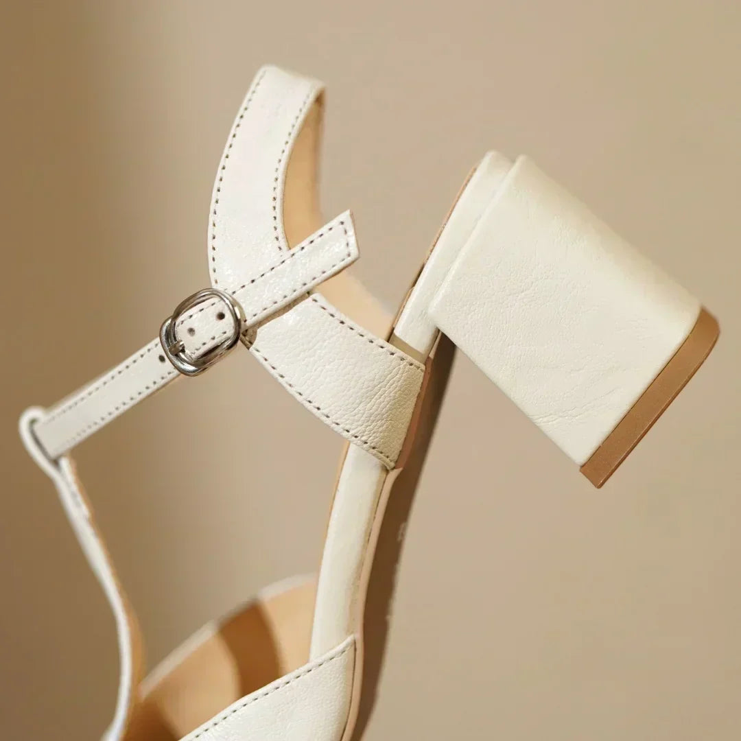 Beatrica Leather Mary Janes