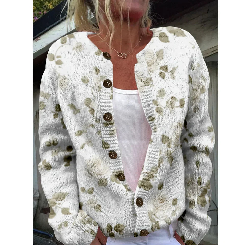 Jonna | Chic cardigan with print