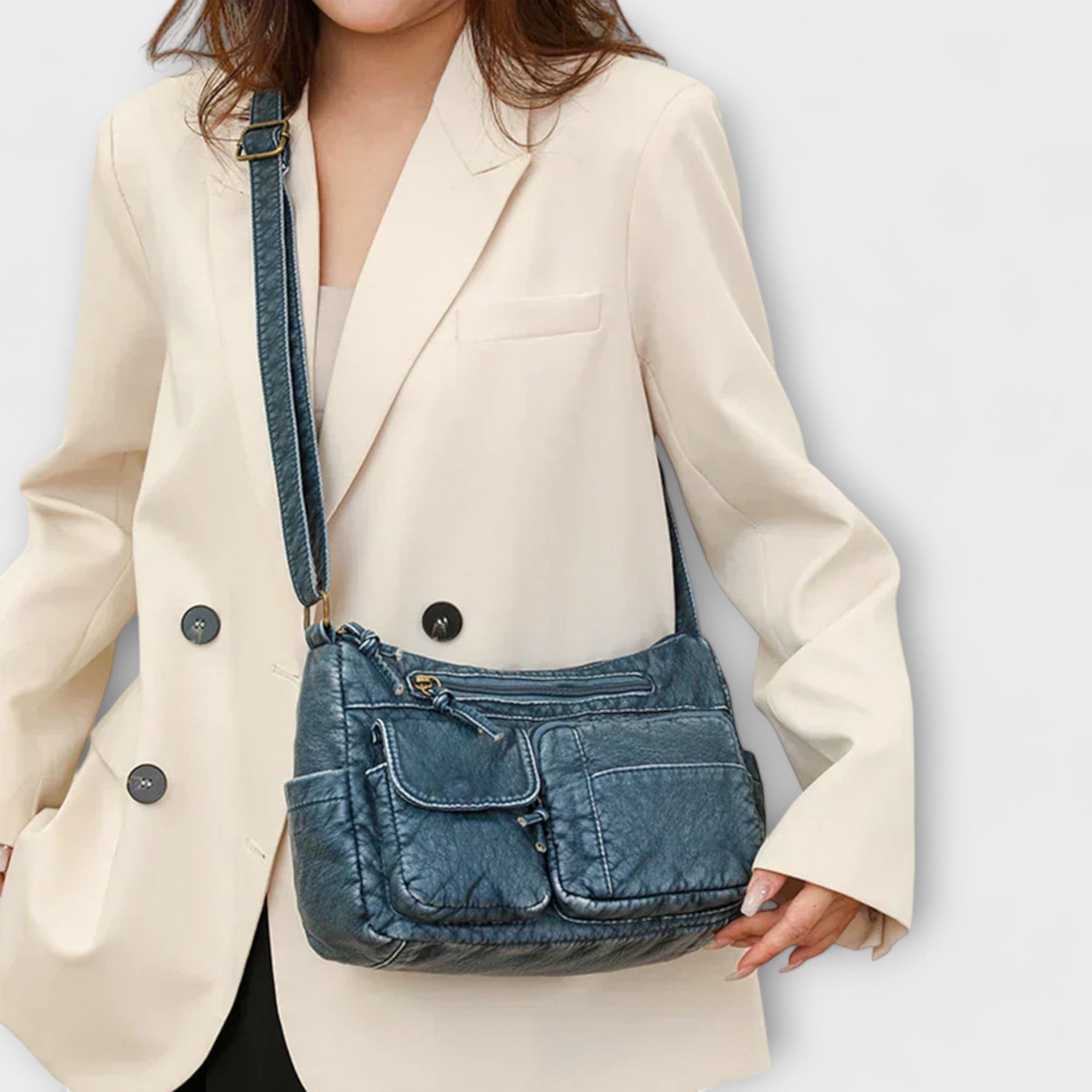 Old-School Leather Bag