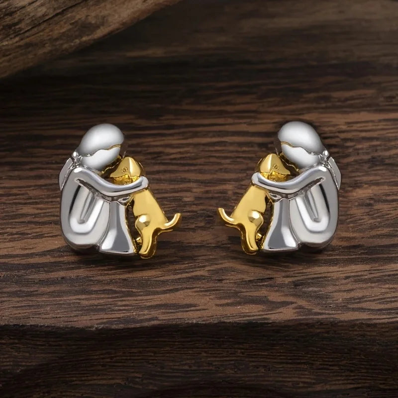 Elisa - Dog Icon Earrings